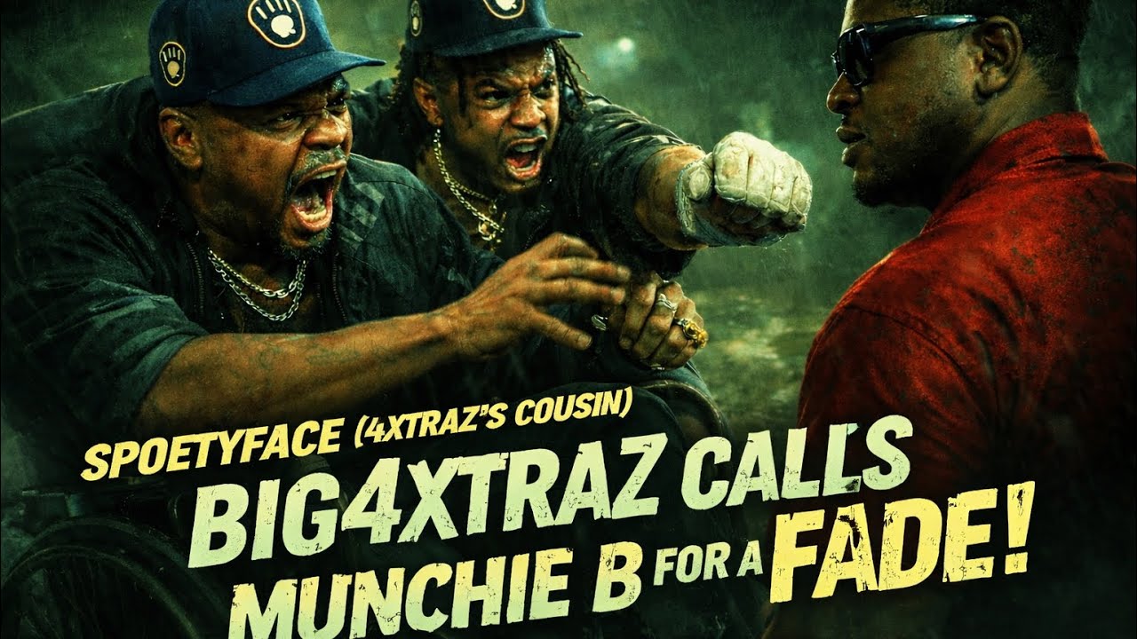 BIG 4XTRAZ CALLS MUNCHIE B OUT FOR A FADE: SPOETYFACE HAS TO PICK SIDES