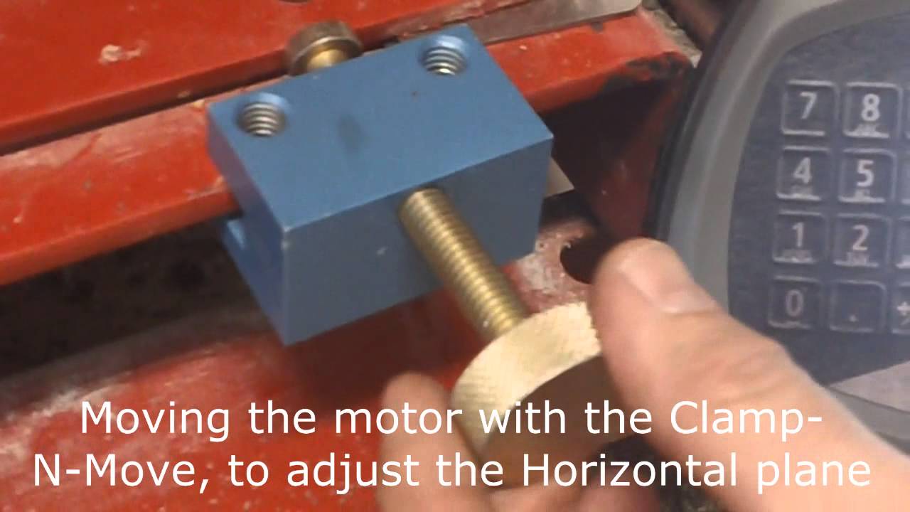 Aligning a pump/motor shaft, using the ClampNMove (short video