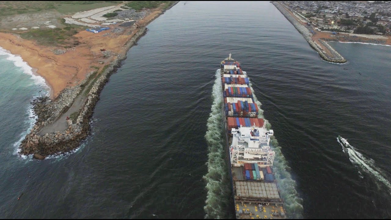 Still from Cote d'Ivoire port expansion to boost African trade with China