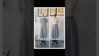 Dress to Skirt Tutorial Craftsman Exquisite Alteration #versatilesewin #sewinghacks #fashion #shorts