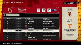 USC Dynasty: Naming Weekly Captains, Unveiling 2025 Schedule! (EA College Football 26)