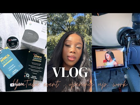 VLOG: YouTube event, opening up, student life, working & more!
