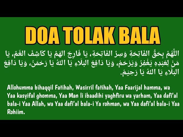 Ampuh! Doa Tolak Bala Allahumma Bihaqqil Fatihah | Lengkap Arab, Latin dan Artinya class=