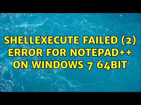 ShellExecute failed (2)