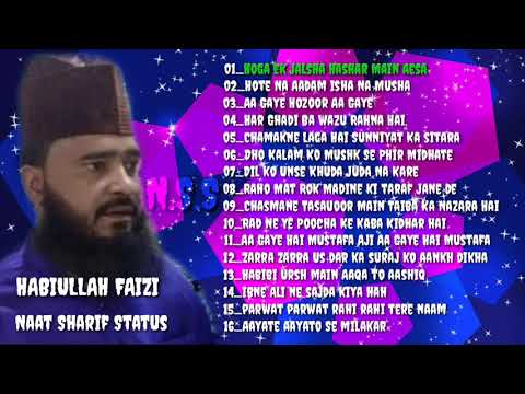 Habibullah Faizi  16 Non Stop  World Famous Naat Sharif  All Naat  Jekbox  NAAT SHARIF Status