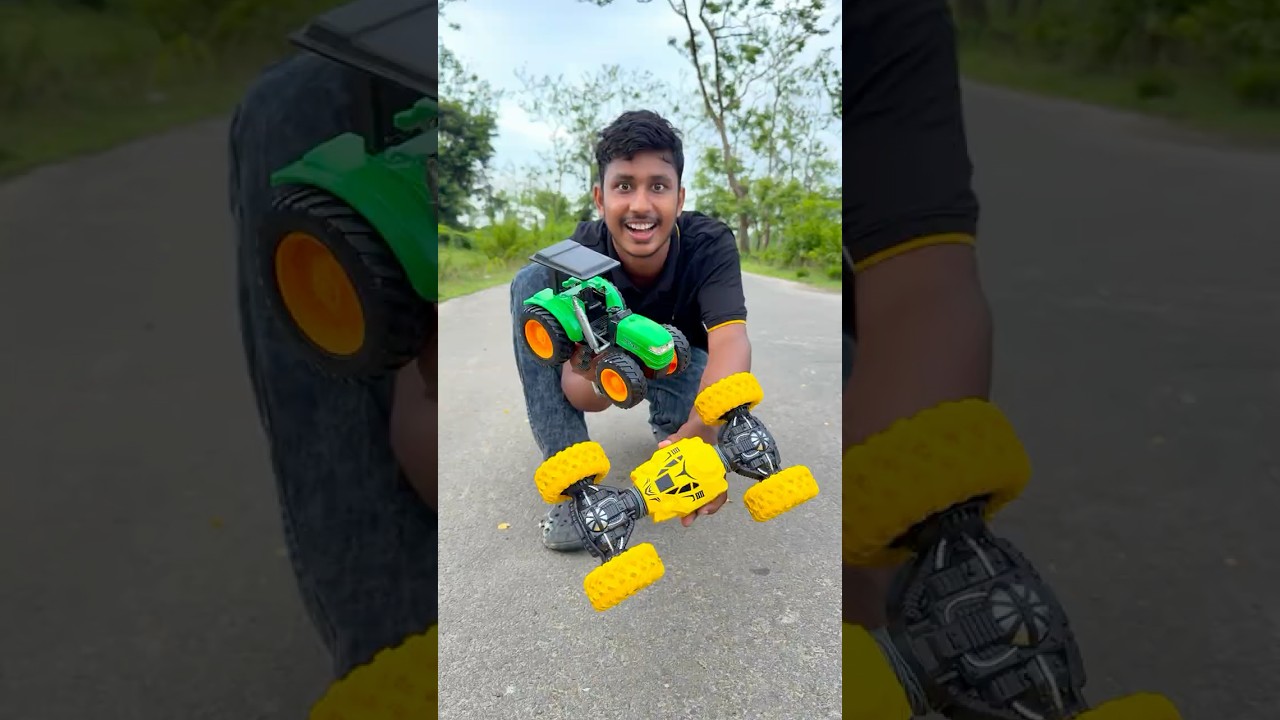 Is box se firsa stunt car and rc tractor mila