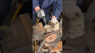 Power of Air Hammer Remove Anything Rust Heavy Duty Air Hammer ⚒️ ,#tools #hardwaretools #shortsfeed