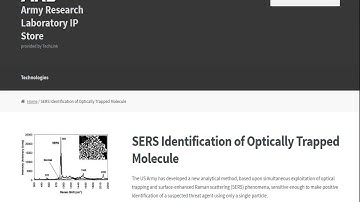 Optical trapping of a single molecule - SERS Identification of a particle with Optical Trapping