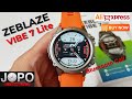 Zeblaze vibe 7 lite great rugged sport smart watch bluetooth call ip69smart watch reviewsubtitles