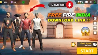 free fire India download link 😱 | ffi download | free fire India | TG Vishal VHB