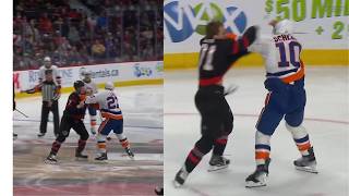 Anders Lee vs Brady Tkachuk & Brayden Schenn vs Ridly Greig, Isles @ Sens -19th Mar 2026