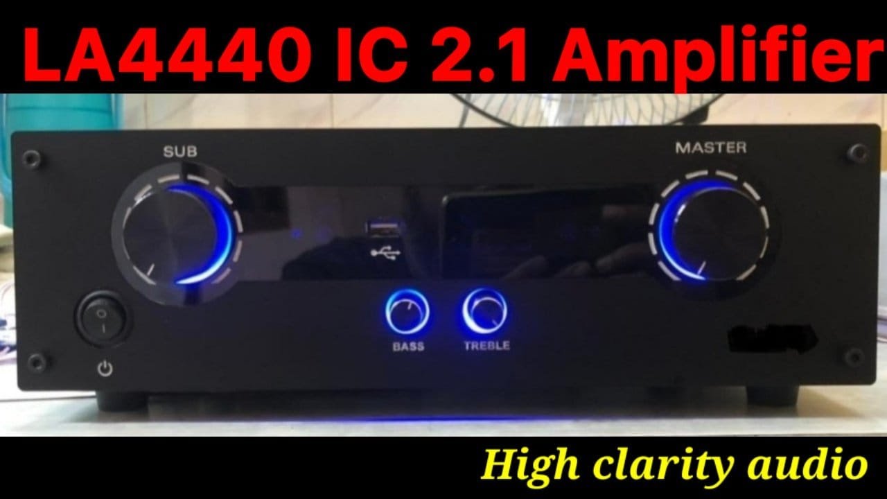 2.1 amplifier | LA4440 IC board | Home use | Van | Auto | Car | High
