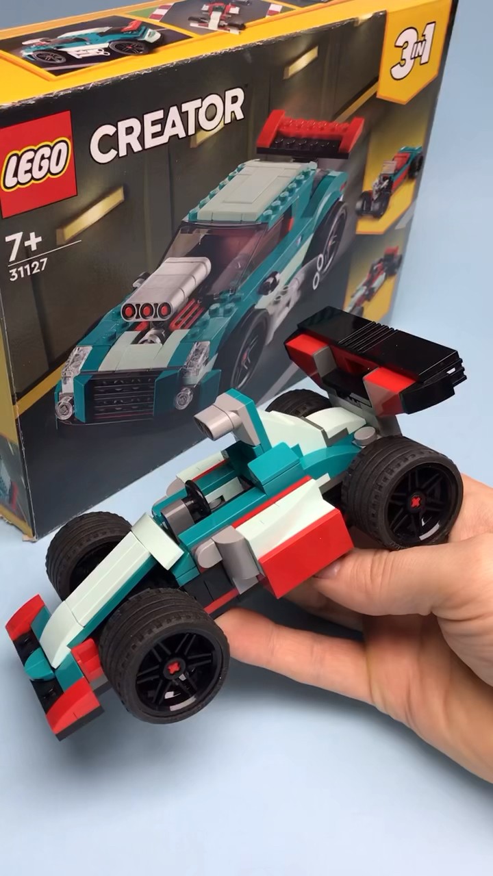Vintage Formula 1 moc ✓🏁Made with pieces of LEGO Creator #31127