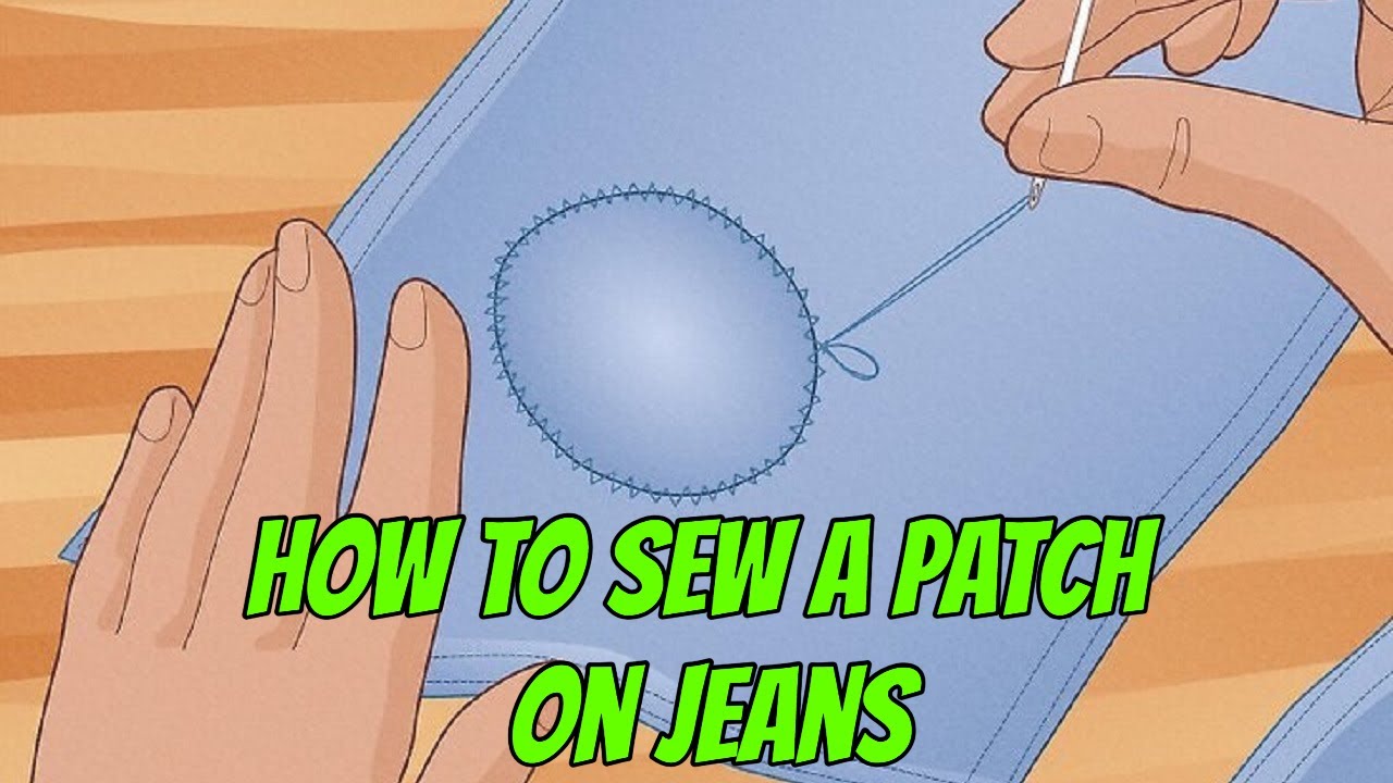 Как пришить заплатку на джинсы