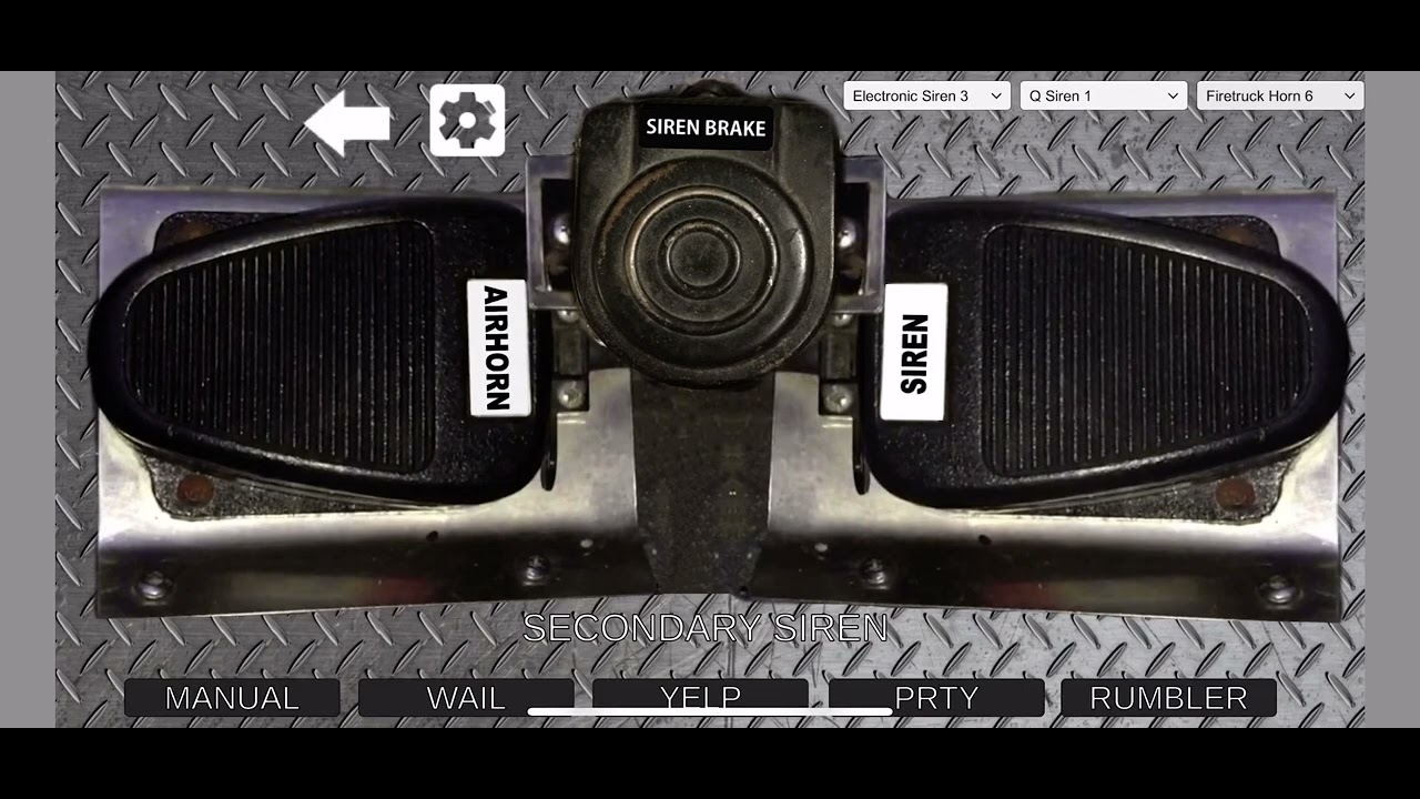 Fire truck airhorn 6 emergency