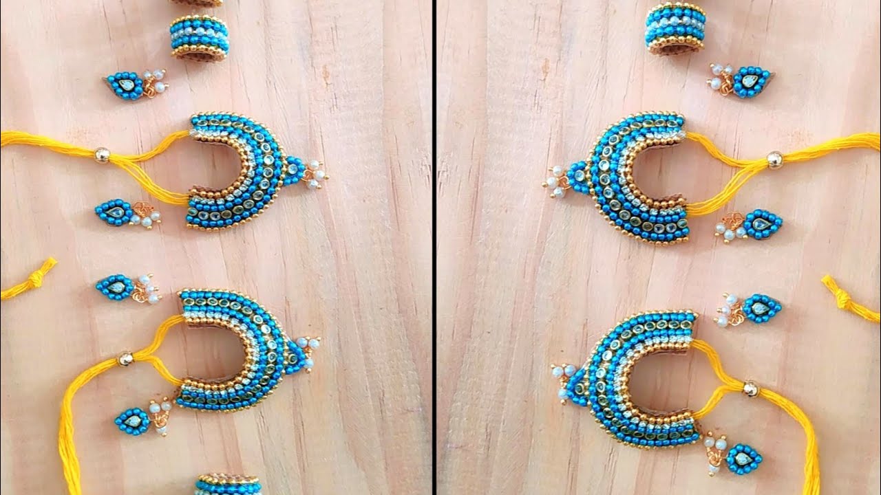 RADHA KRISHNA KI HANDMADE JEWELLERY😍😍#radhakripacreations #radhakrishna #youtubeshorts #krishna