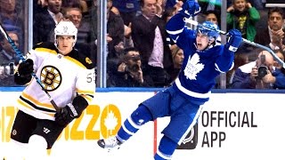 Mitch Marner Dazzling FIRST NHL GOAL Oct 15 2016
