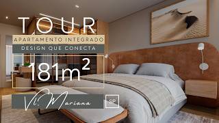 TOUR POR ÁREA ÍNTIMA CLEAN E ELEGANTE EM APARTAMENTO DE 181M² NA VILA MADALENA!