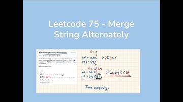 LeetCode 75   Merge Strings Alternately