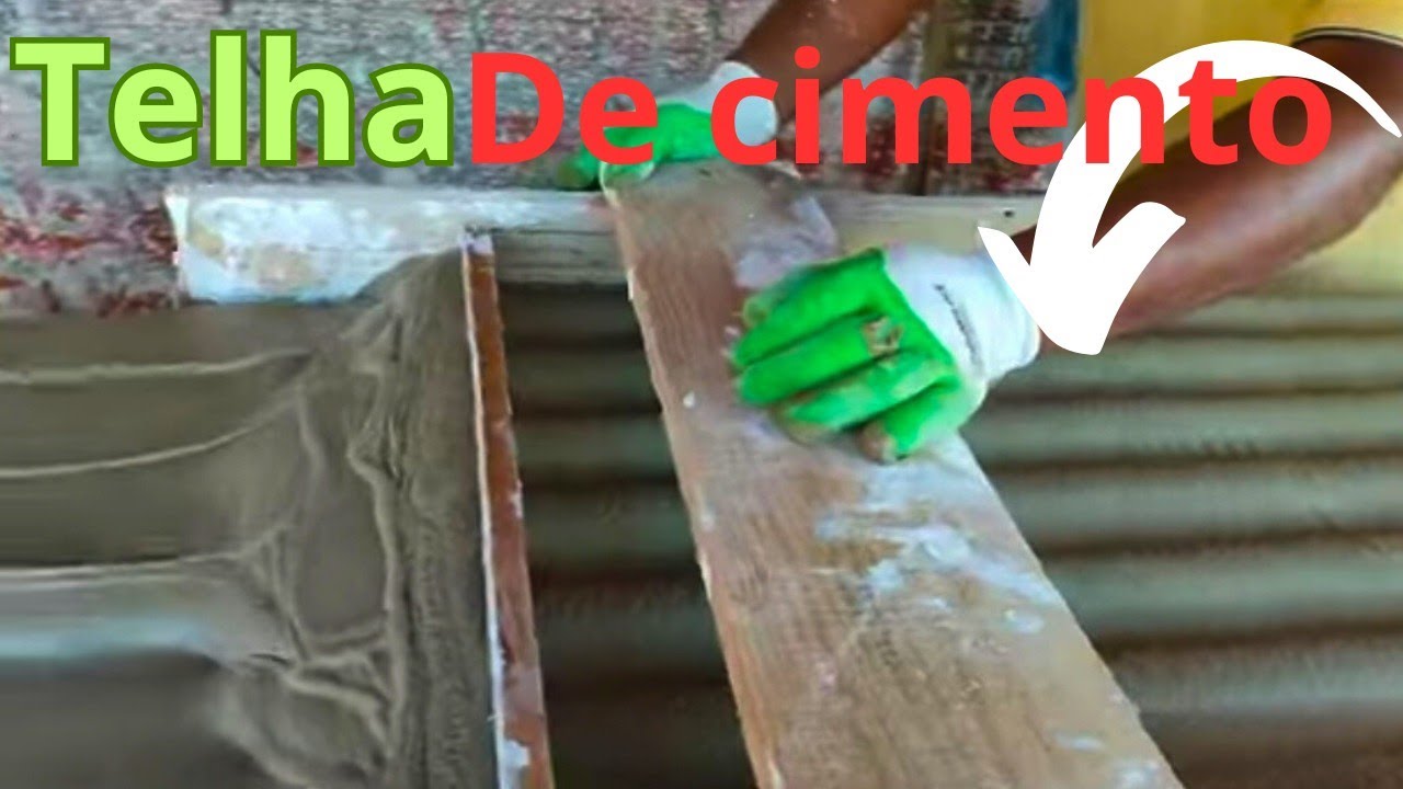 FAZENDO UMA CÓPIA DE UMA TELHA FIBROCIMENTO PASSO A PASSO