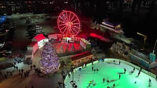 Drone video Christmas Lights in Pennsylvania