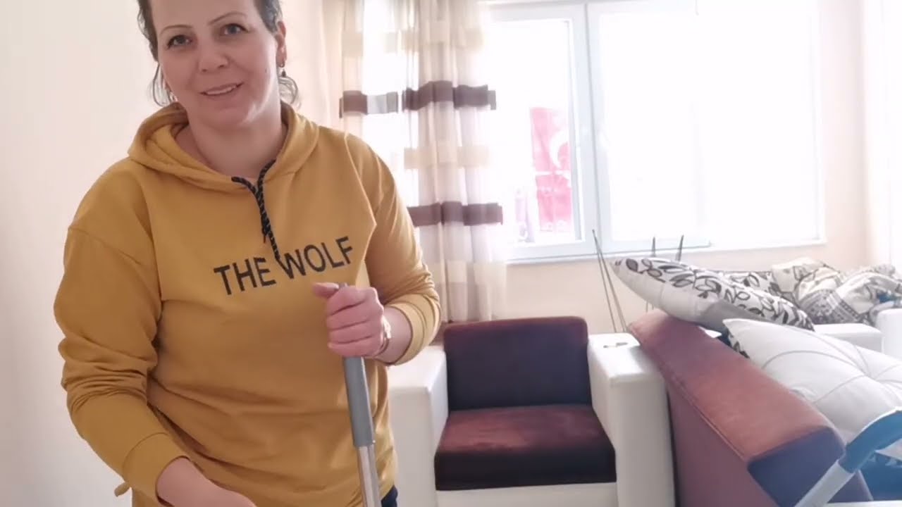 HAFTA SONU EVİMİN SALON TEMİZLİĞİNİ YAPTIM 