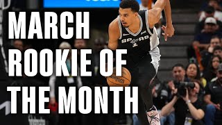 Victor Wembanyama | Western Conference Rookie of the Month for March