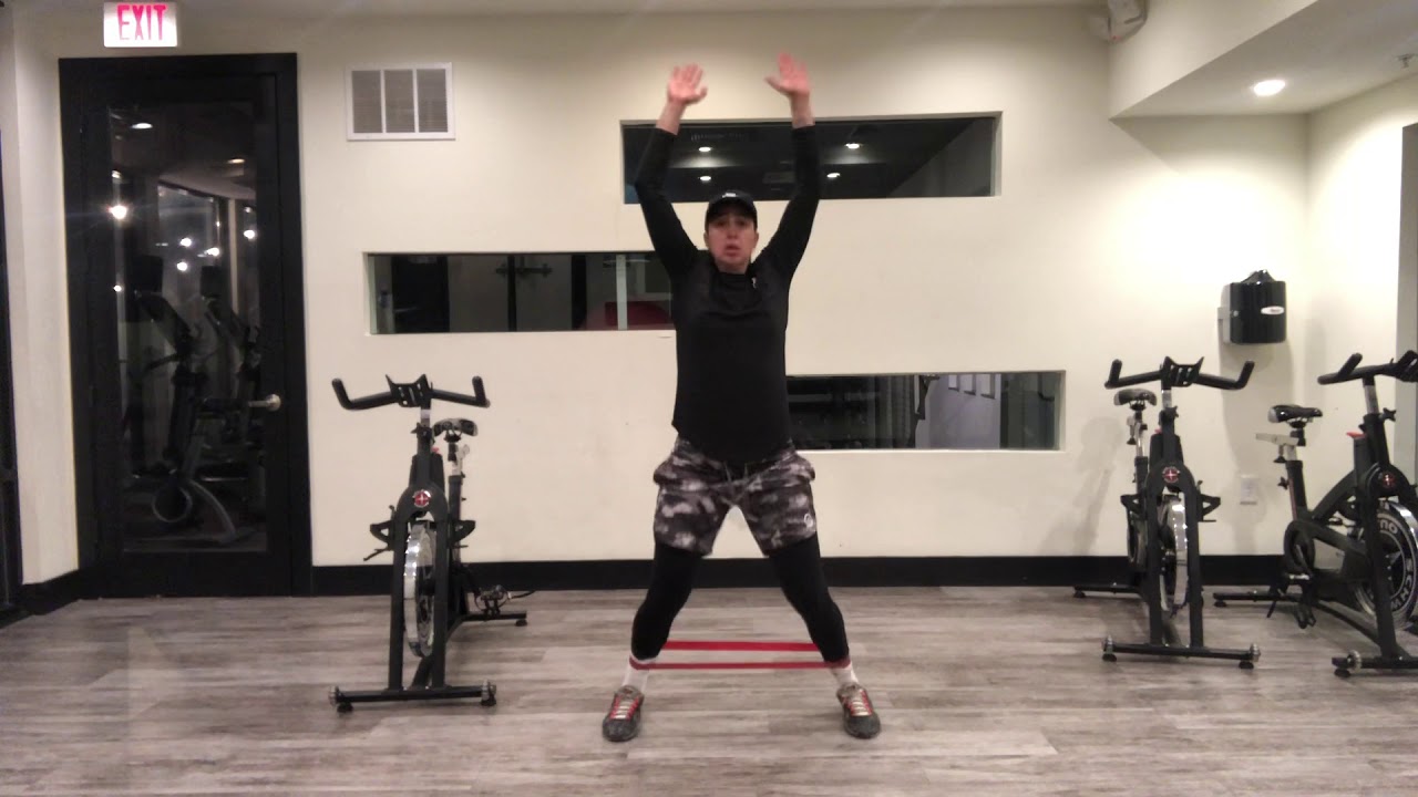 Resistance band Jumping Jacks YouTube