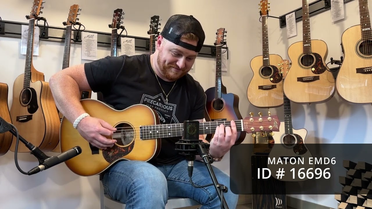 Maton Guitars EMD6 #16696 - YouTube