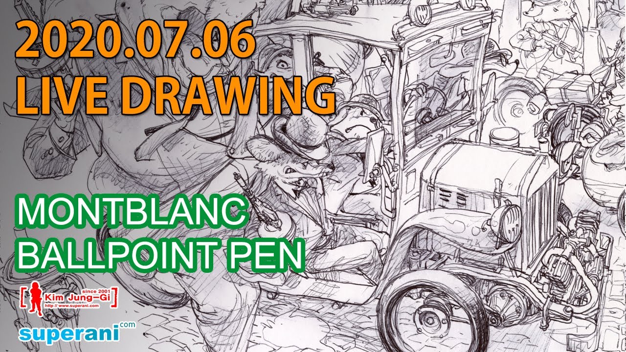 Kim Jung-GI 2007 sketch collection / 金政基Kim Jung-Gi 作品集- YouTube