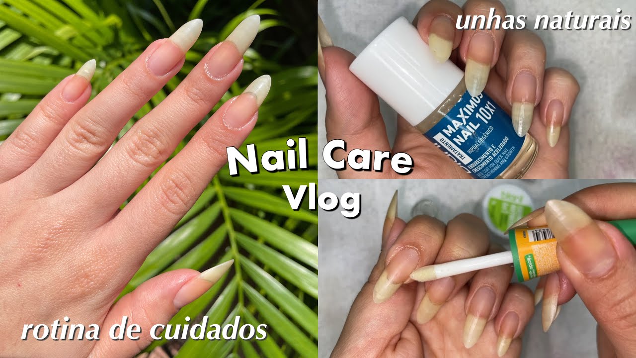 MINHA ROTINA DE CUIDADOS DAS UNHAS| Nail care vlog💅🏻
