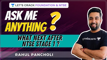 Ask Me Anything | What Next after NTSE Stage-1? | Let