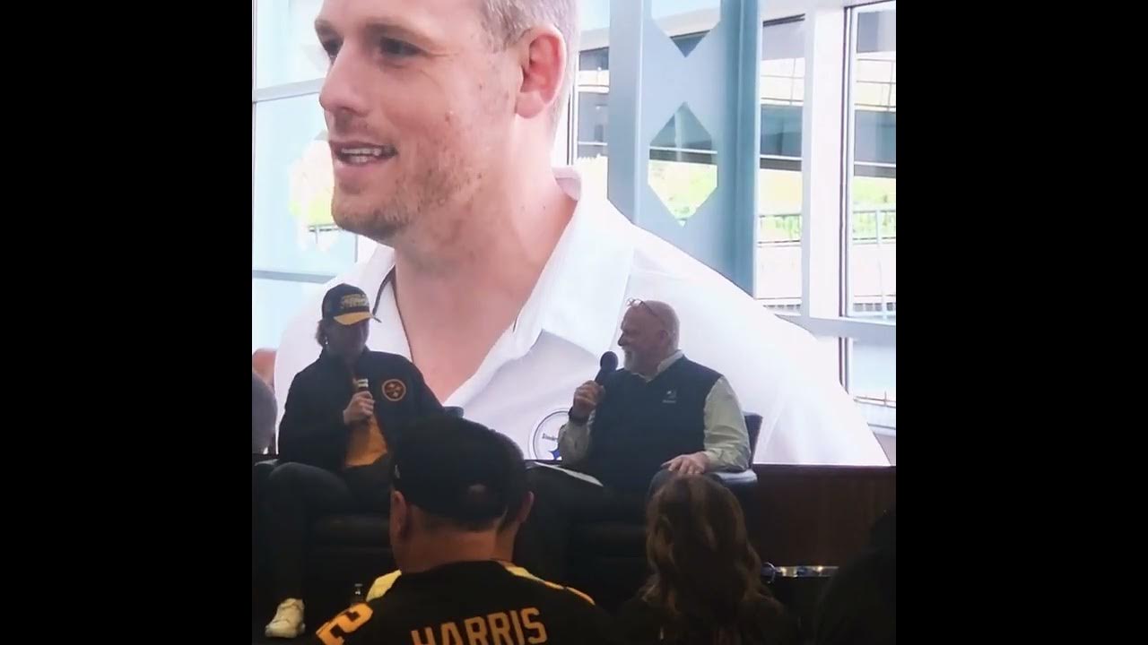 Steelers 1st round draft pick Kenny Pickett interview and introduction. YouTube