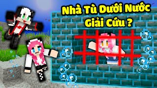 MỀU THỬ THÁCH 24 GIỜ VƯỢT NGỤC NHÀ TÙ DƯỚI NƯỚC TRONG MINECRAFT*REDHOOD TRỐN KHỎI NHÀ CỦA KẺ GIÁM HỘ