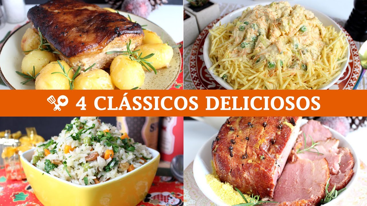 4 RECEITAS CLÁSSICAS DE NATAL - RECEITAS QUE AMO
