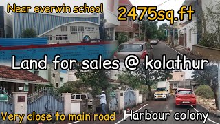 ID-137 💐CHENNAI KOLATHUR APPROVED PLOT FOR SALES