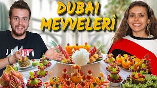 Dubai&#39;de tropikal  meyveleri tattık 🥙