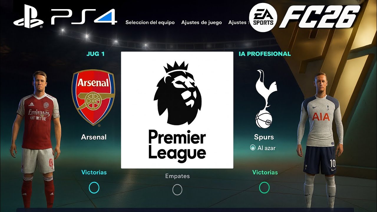 EA FC 26 - ARSENAL vs TOTTENHAM | Premier League 25/26 | Gameplay PS4