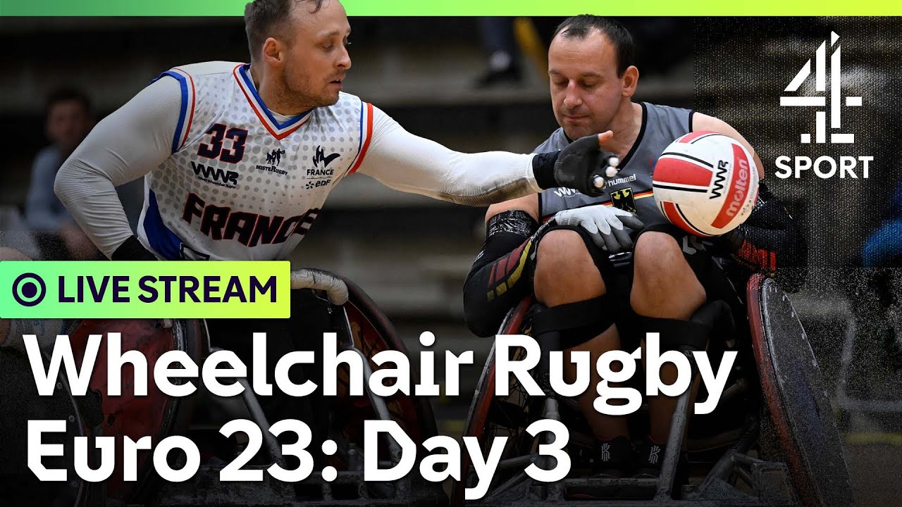 Live Wheelchair Rugby European Championship Cardiff Day 3