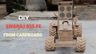 how to make swaraj tractor with cardboard || swaraj tractor kaise banaen cardboard se ||