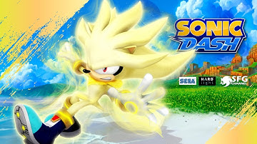 Sonic Dash - Super Silver New Character Unlocked Gameplay Showcase Full Scene Widescreen