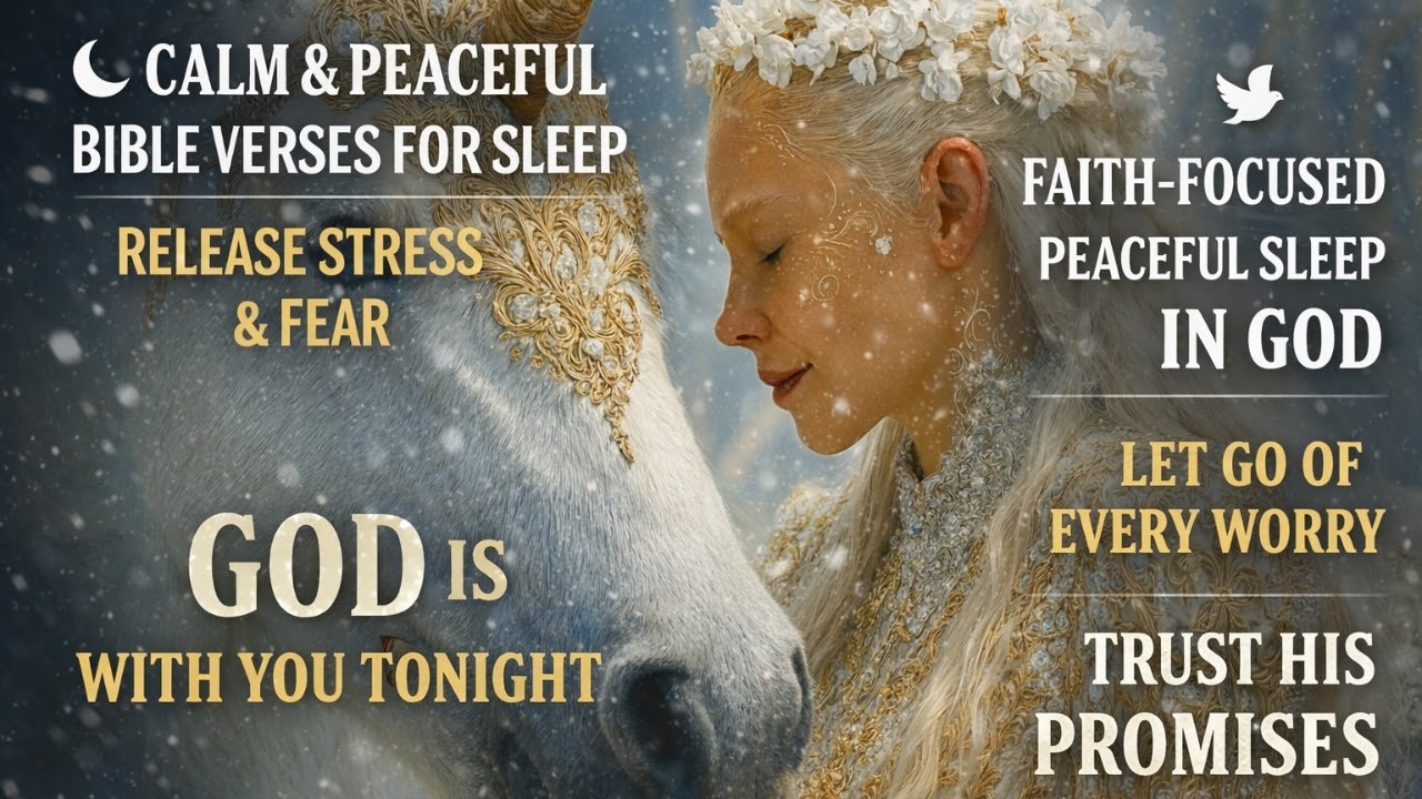 Bible Verses for Sleep — Calm Your Mind, Release Stress & Fear, Rest in God Tonight