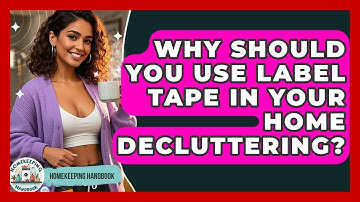 Why Should You Use Label Tape In Your Home Decluttering? - Homekeeping Handbook
