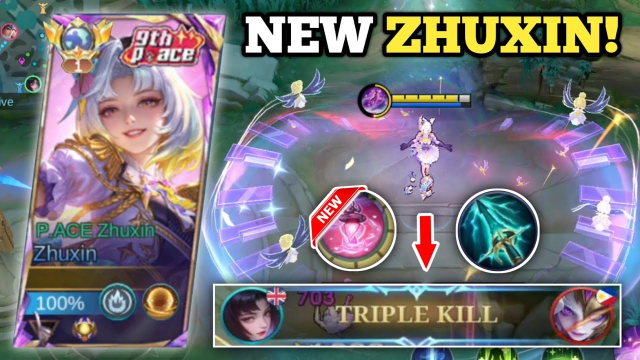 NEW ZHUXIN IS MORE OP IN NEW SEASON! (100% broken!💀) ZHUXIN BEST BUILD -MLBB
