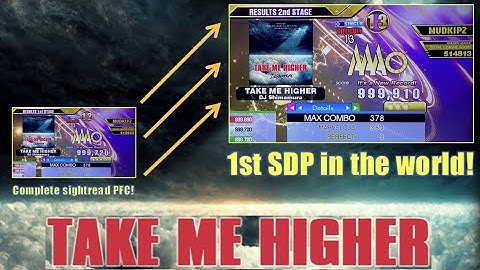 [DDR A3] TAKE ME HIGHER (DSP-13) complete sightread PFC + 9p SDP (1st SDP in the world)