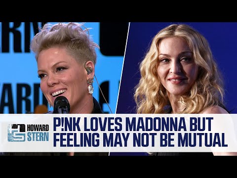 P!nk aime Madonna mais les sentiments ne sont peut-être pas réciproques