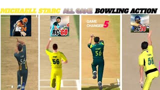 MITCHELL STARC'S NEW REALISTIC BOWLING ACTION 😱 | RC24 vs RC20 vs WCC3 vs GC5 screenshot 5