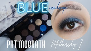 Blue Makeup Tutorial using Pat McGrath Mothership I