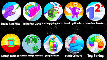 Satisfying Mobile Game - Big Head Rush, Level Up Numbers, Flexy Runner, All Level Gameplay