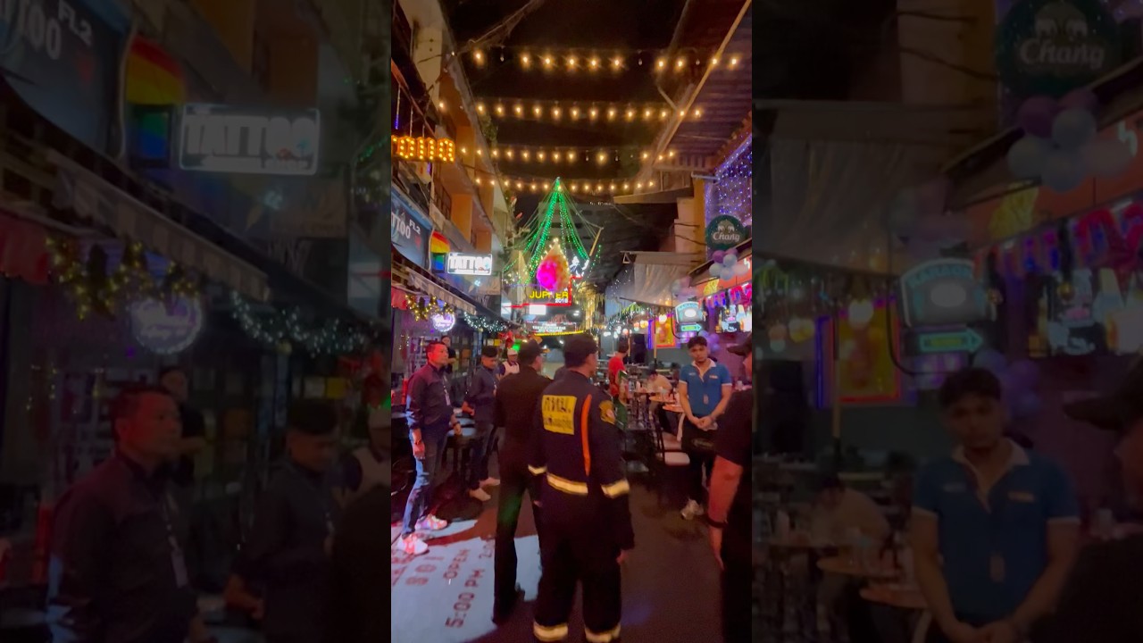 Silom Soi 4 tonight - Gay Bars Street in Bangkok Thailand 